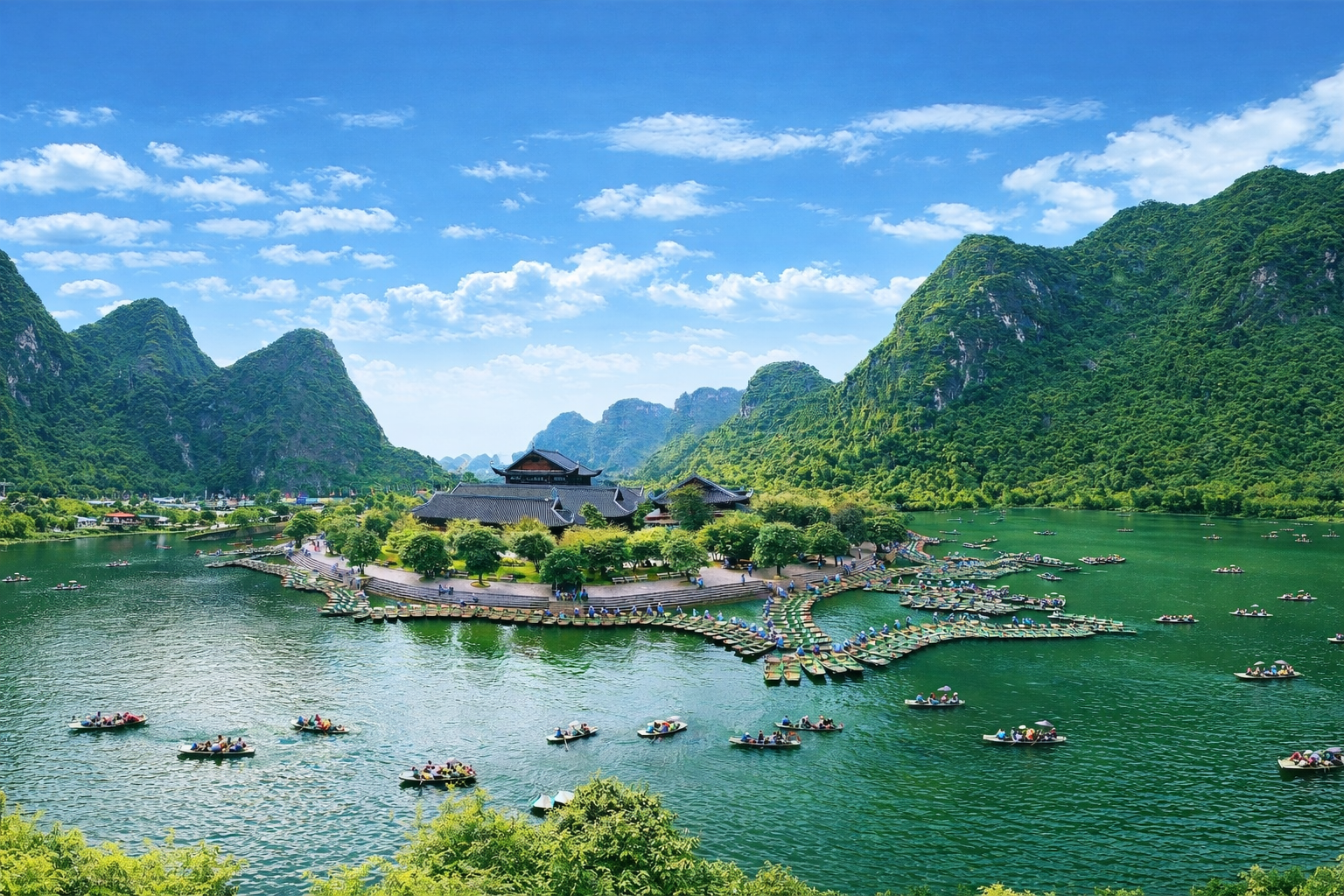 Trang An Boat Routes